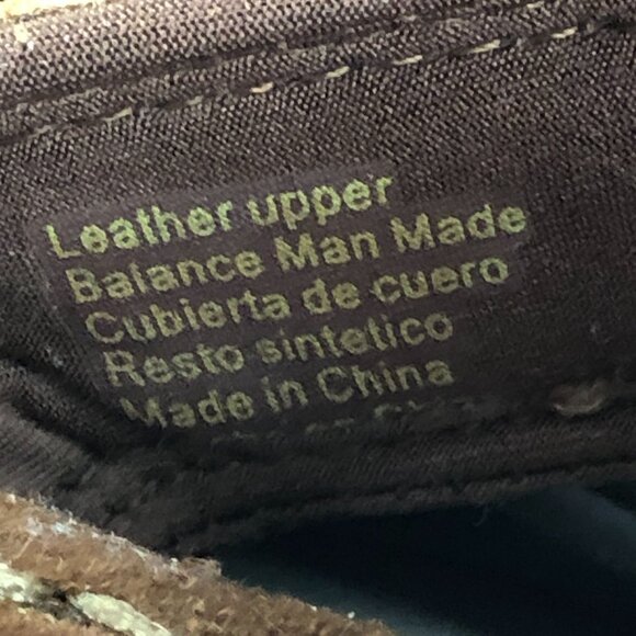 Earth Spirit Men's Size 13 Gelron 2000 Brown Leather Hook & Loop Casual Slides - Picture 15 of 15